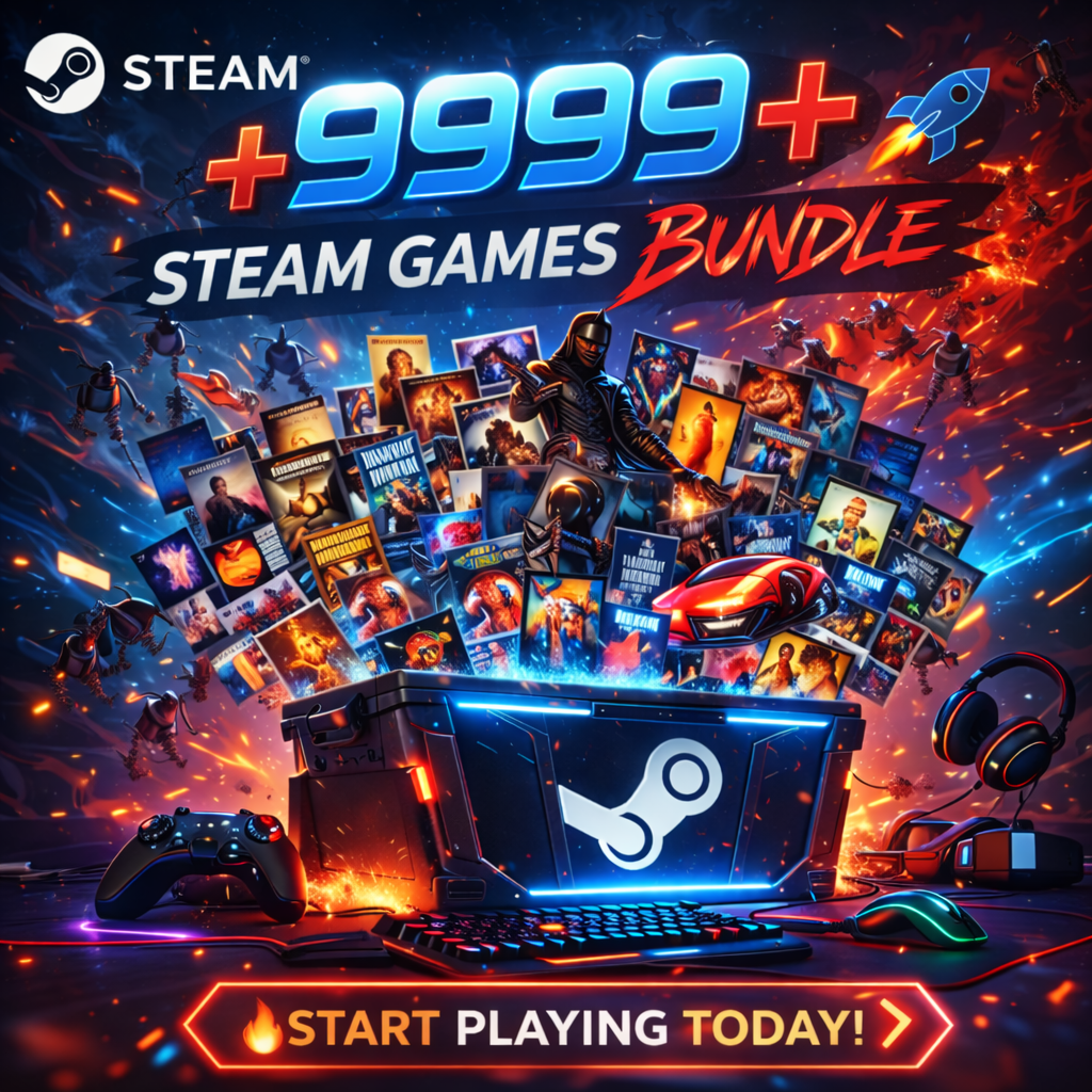 Ultimate Pack - 9999+ Steam Games Collection